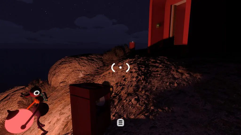 A Red Tower key cutter stands immediately outside the tower doorway